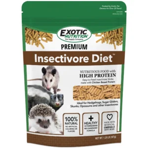 Dieta Premium Insectívora para Sugar Glider & Erizos