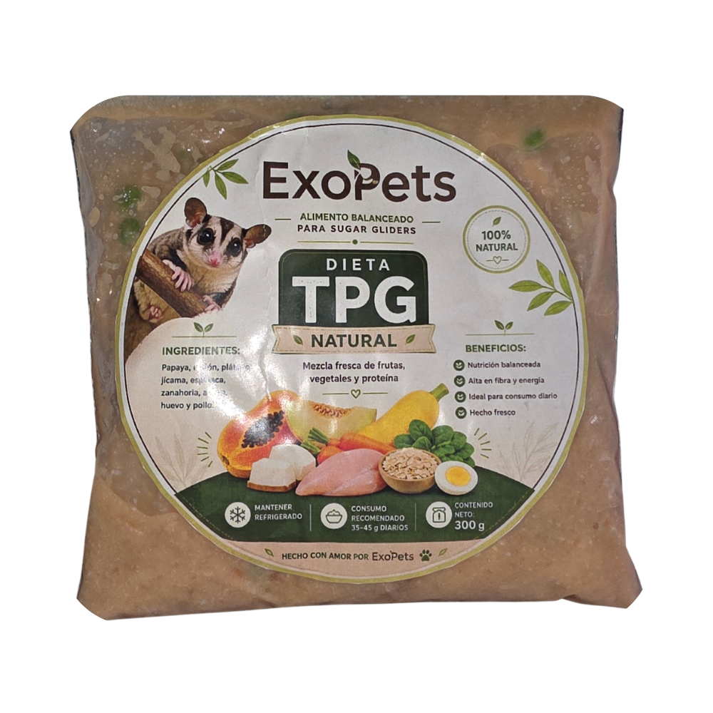 Dieta TPG Quincenal para Sugar Gliders – 600g (2 bolsitas de 300g)