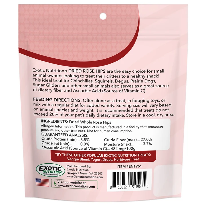 Escaramujo Deshidratado – Dried Rose Hips 3 oz - Image 3