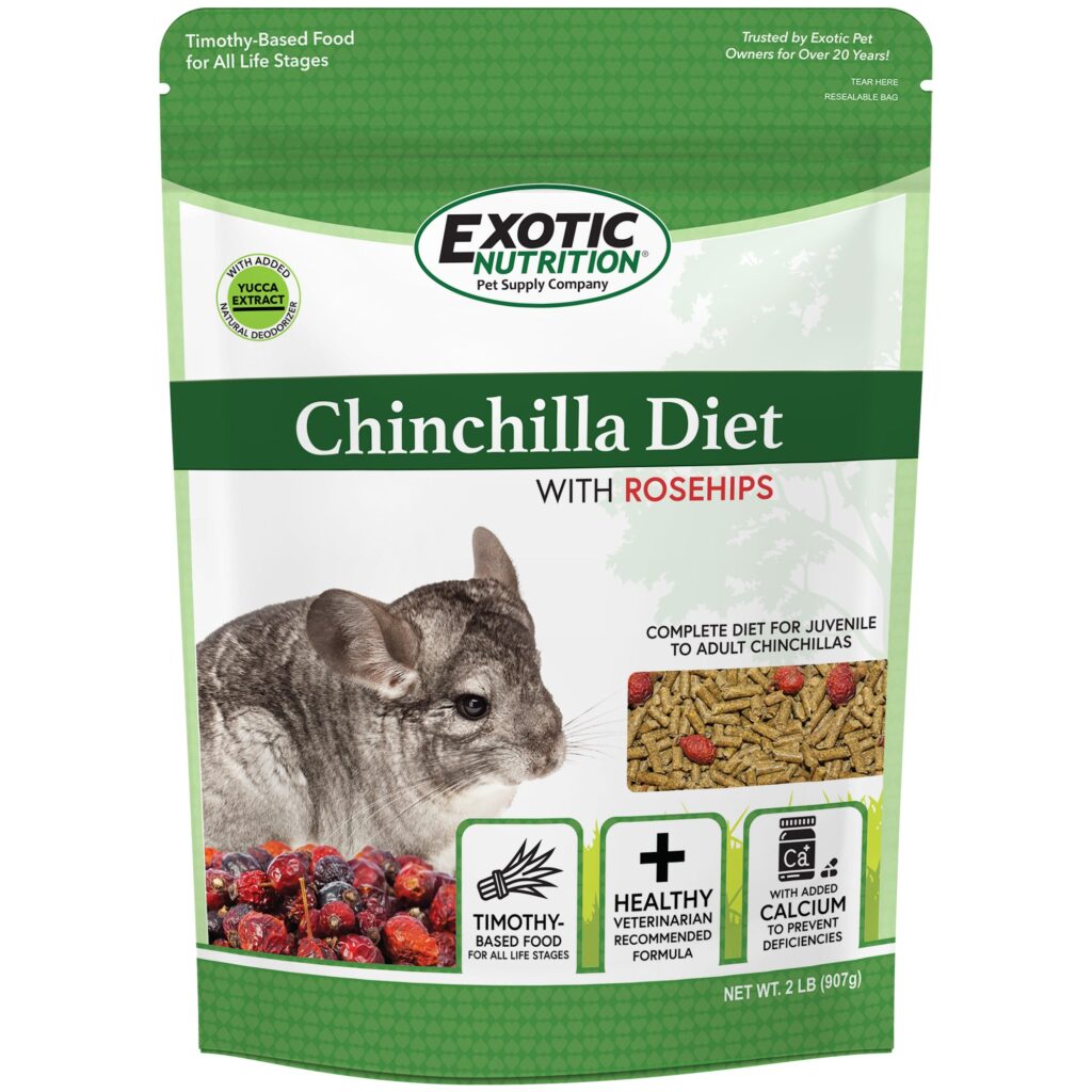 Dieta para Chinchilla con Escaramujo 2 lb