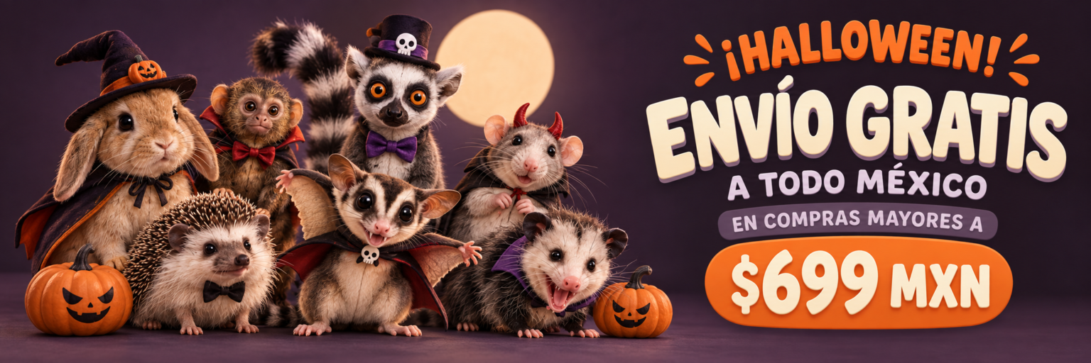 Halloween ExoPets: envío gratis a todo México en compras desde $699 MXN