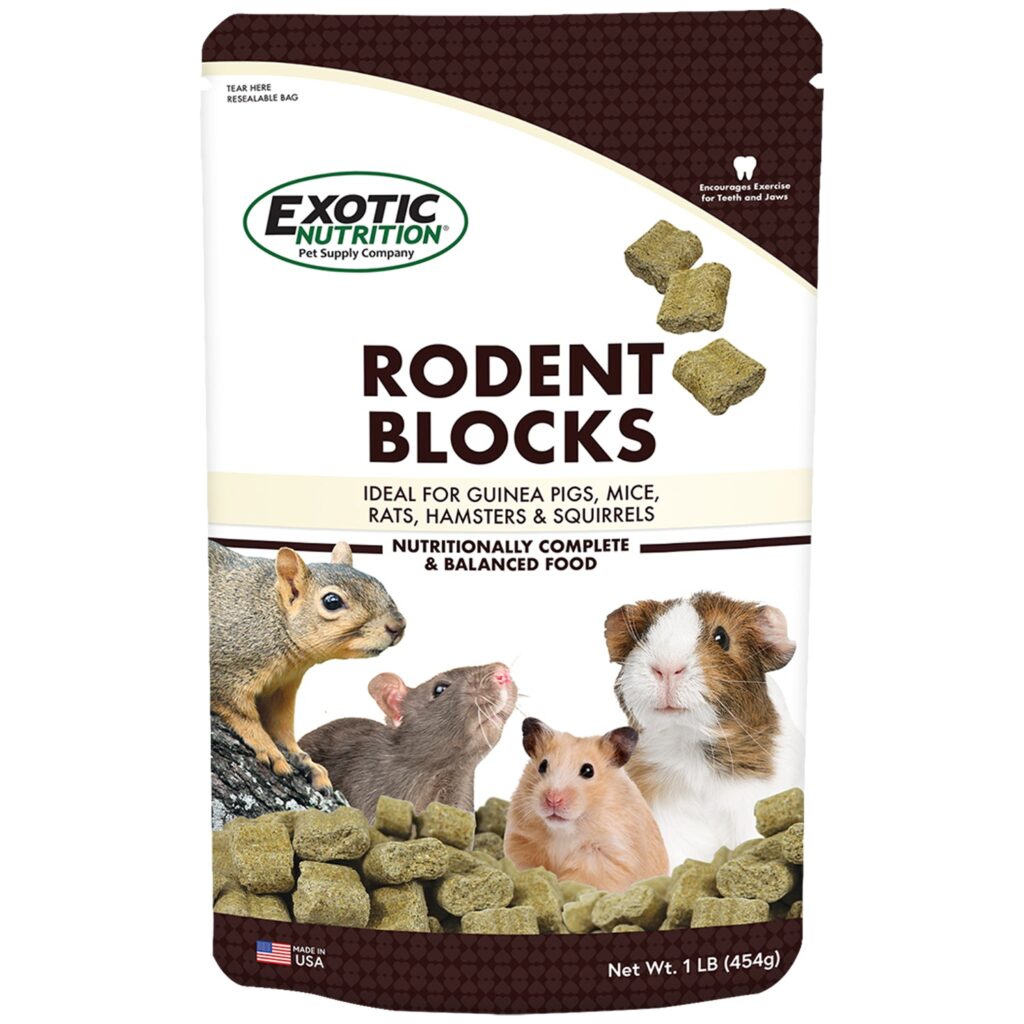 Rodent Blocks - Alimento para Roedores 1 lb